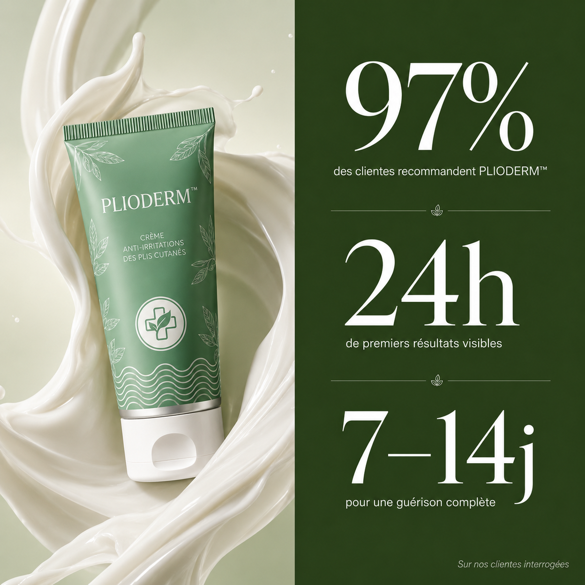 Plioderm™ — Crème Anti-Irritations des Plis Cutanés