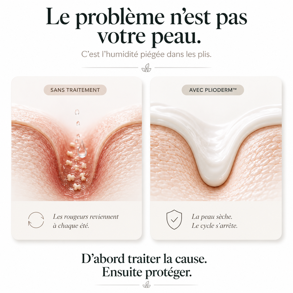 Plioderm™ — Crème Anti-Irritations des Plis Cutanés
